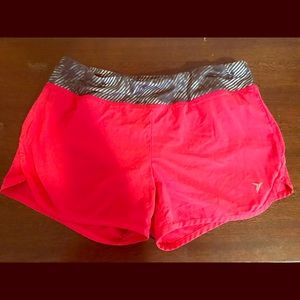 Neon pink active shorts